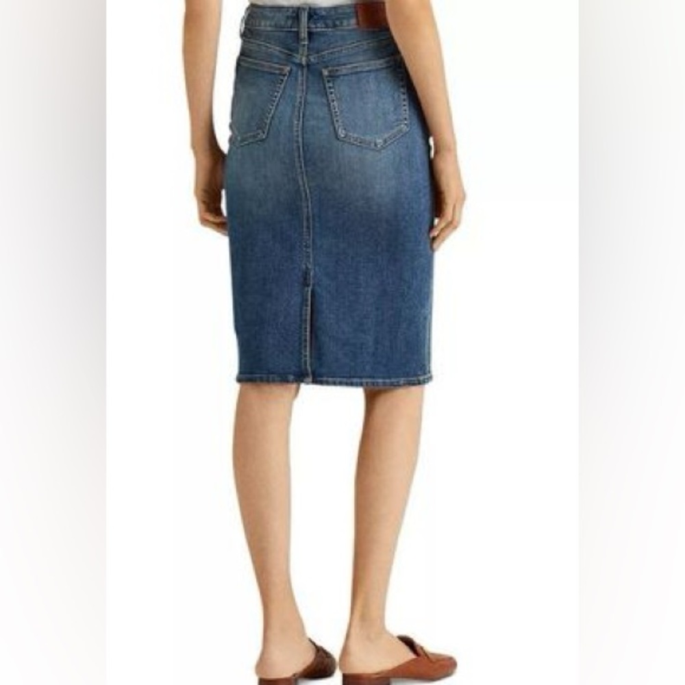 ❤️❤️ pazo portofino denim skirt knee length wash blue❤️❤️sz8